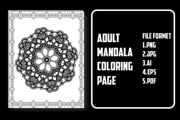 Download Adult Mandala Coloring Page - Coloring page Collection