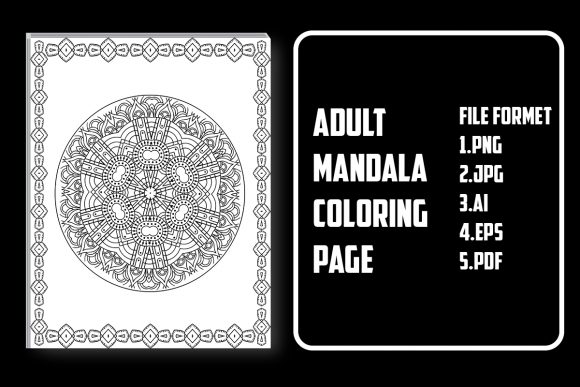 Download Adult Mandala Coloring Page - Coloring page Collection