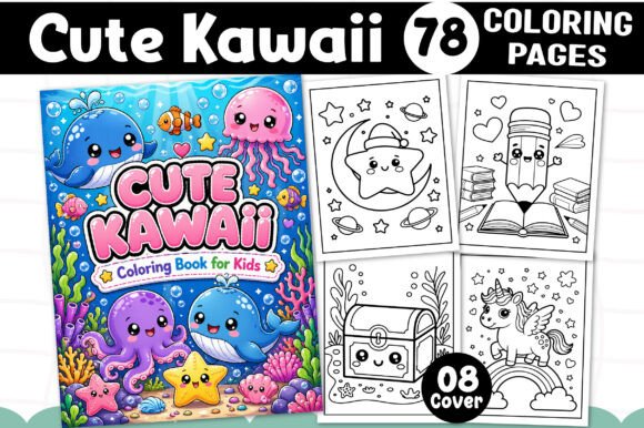 Download Cute Kawaii Coloring Pages for Adults - Coloring page Collection
