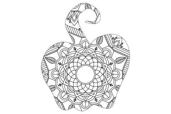 Download Halloween Pumpkin Mandala Coloring Page - Coloring page Collection