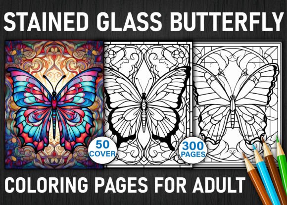 Download Stained Glass Butterfly Coloring Pages - Coloring page Collection
