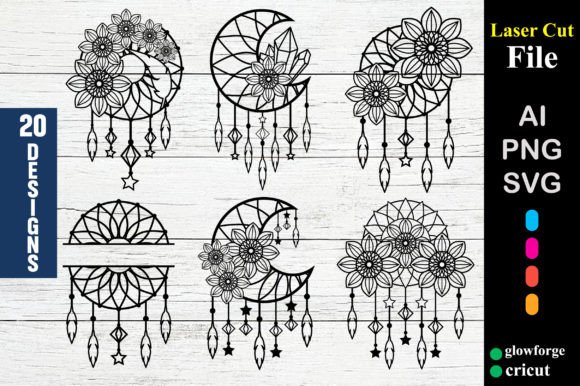 Download Tribal Boho Dreamcatcher 20 SVG Bundle - Tribal Collection