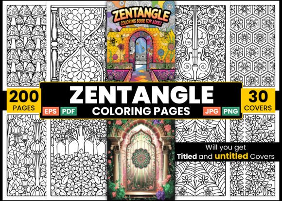 Download Zentangle Coloring Page for Adult &amp; Kids - Coloring page Collection