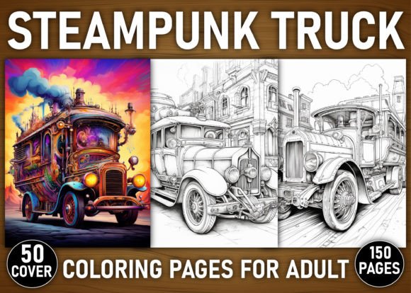 Download 150+ Steampunk Truck Coloring Pages - Coloring page Collection