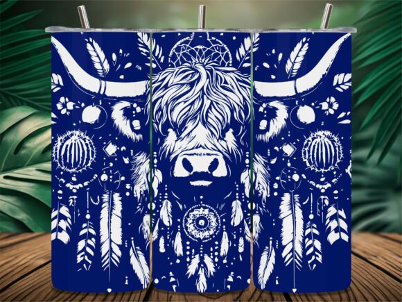 Download Tribal Dreamcatcher Cow Tumbler - Tribal Collection