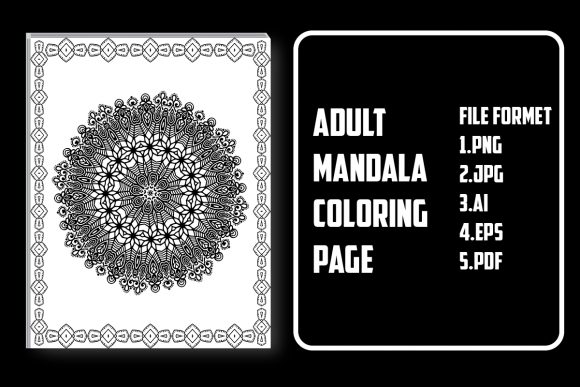 Download Adult Mandala Coloring Page - Coloring page Collection