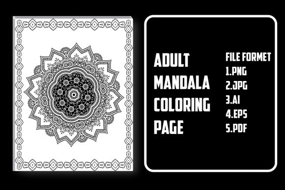 Download Adult Mandala Coloring Page - Coloring page Collection