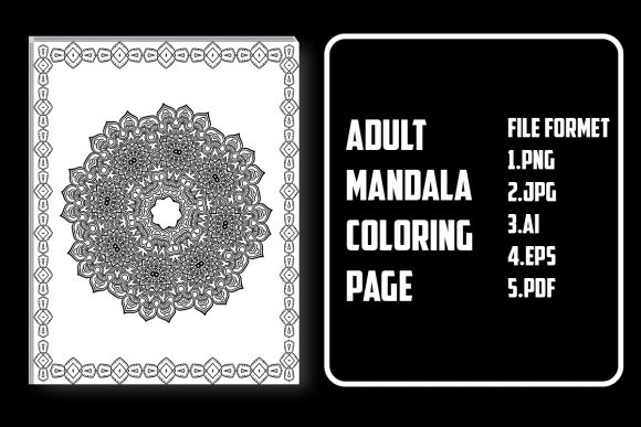 Download Adult Mandala Coloring Page - Coloring page Collection