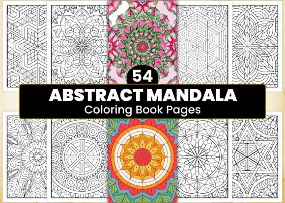 Download Abstract Mandala Coloring Page for Adult - Coloring page Collection