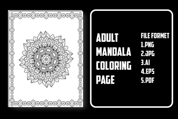 Download Adult Mandala Coloring Page - Coloring page Collection