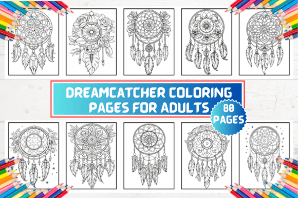 Download Dreamcatcher Coloring Pages for Adults - Coloring page Collection