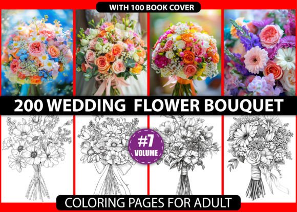 Download 200 Wedding Flower Bouquet Coloring Page - Coloring page Collection