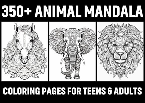 Download 350+ Animal Mandala Coloring Pages - Coloring page Collection