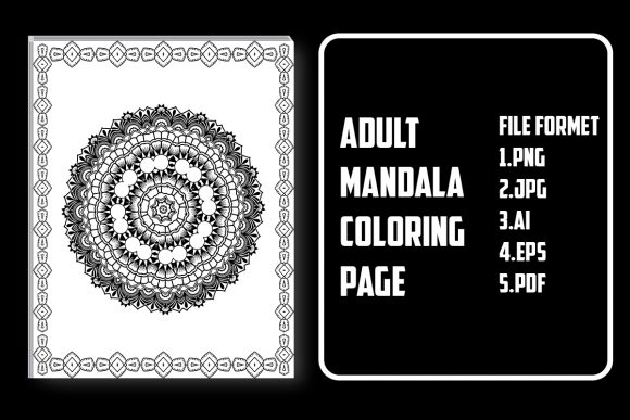 Download Adult Mandala Coloring Page - Coloring page Collection