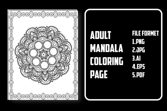 Download Adult Mandala Coloring Page - Coloring page Collection