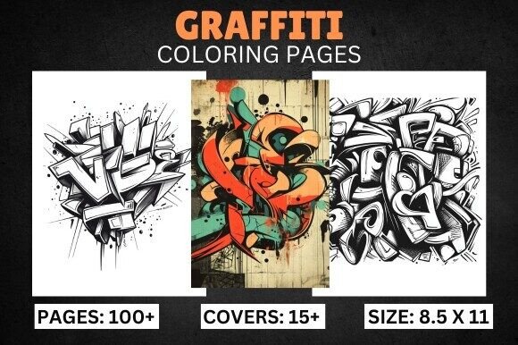 Download 100+ Graffiti Coloring Pages - Coloring page Collection