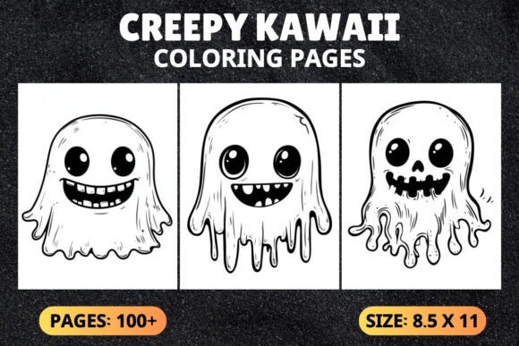 Download Creepy Kawaii Coloring Pages - Coloring page Collection