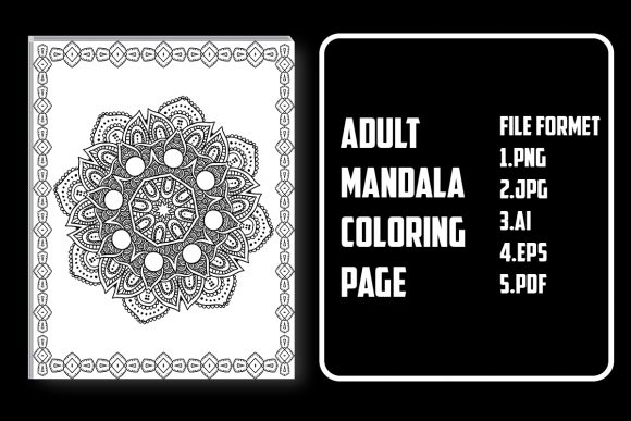 Download Adult Mandala Coloring Page - Coloring page Collection