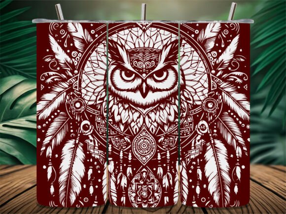 Download Tribal Owl Dreamcatcher Tumbler - Tribal Collection