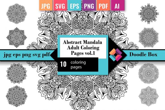 Download Abstract Mandala Adult Coloring Pages 1 - Coloring page Collection