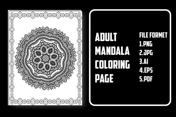 Download Adult Mandala Coloring Page - Coloring page Collection
